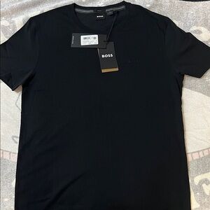 BOSS Men's Sleek Black Short Sleeve Tee